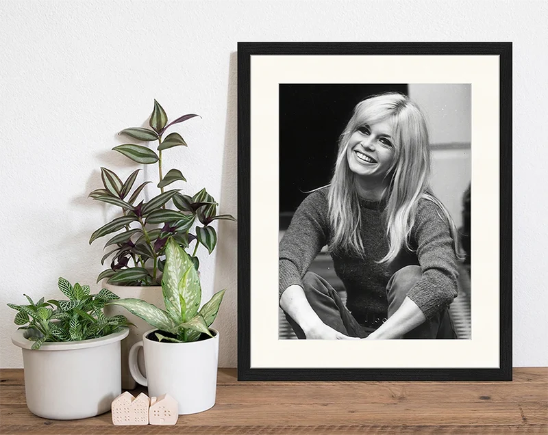 Brigitte Bardot smiling