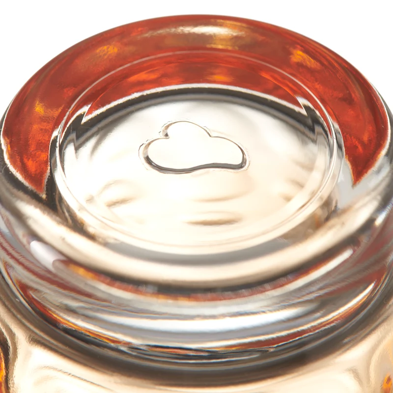 Trinkglas OPTIC 215 ml apricot 6er-Set
