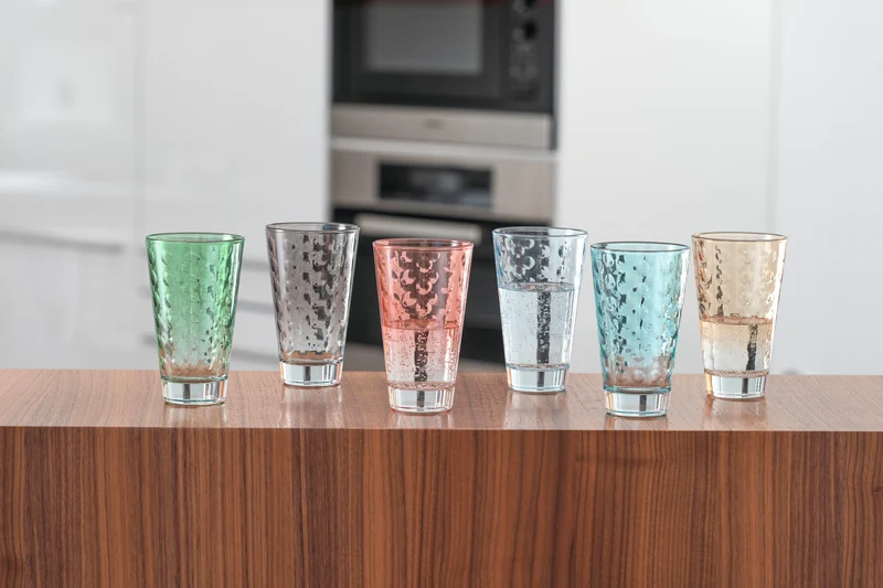 Trinkglas OPTIC 300 ml Pastell 6er-Set
