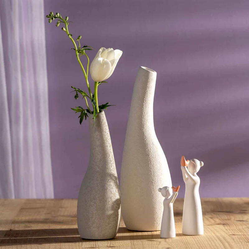 Mädchen mit Vogel LUMINOSA 18 cm