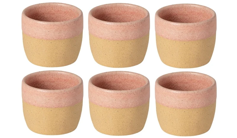 Costa Nova Kaffeetassen Arenito Mauve Rose 200 ml - 6 Stück