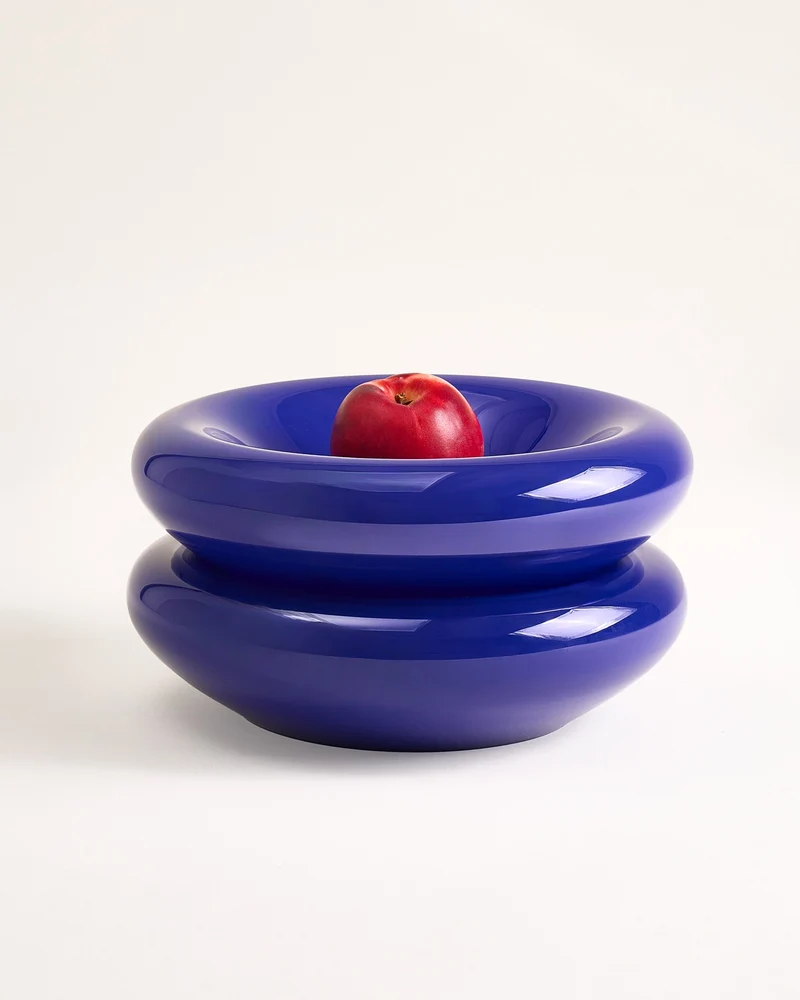 Seia Glasschale klein dunkelblau