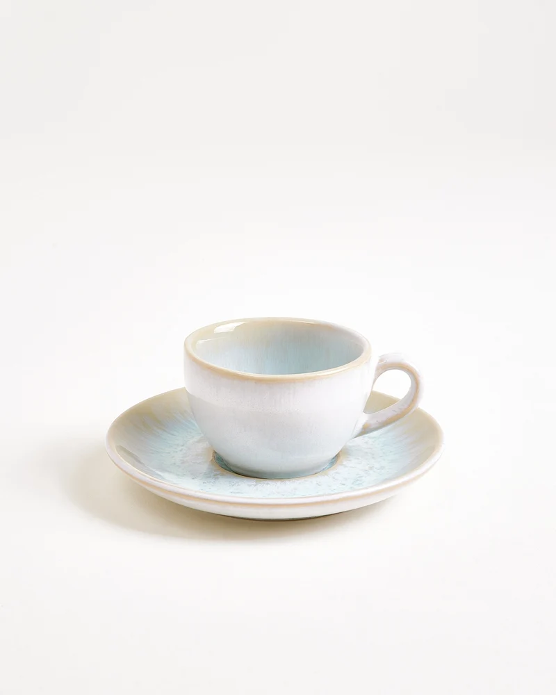 Areia Espressotasse & Espressountertasse classic azur