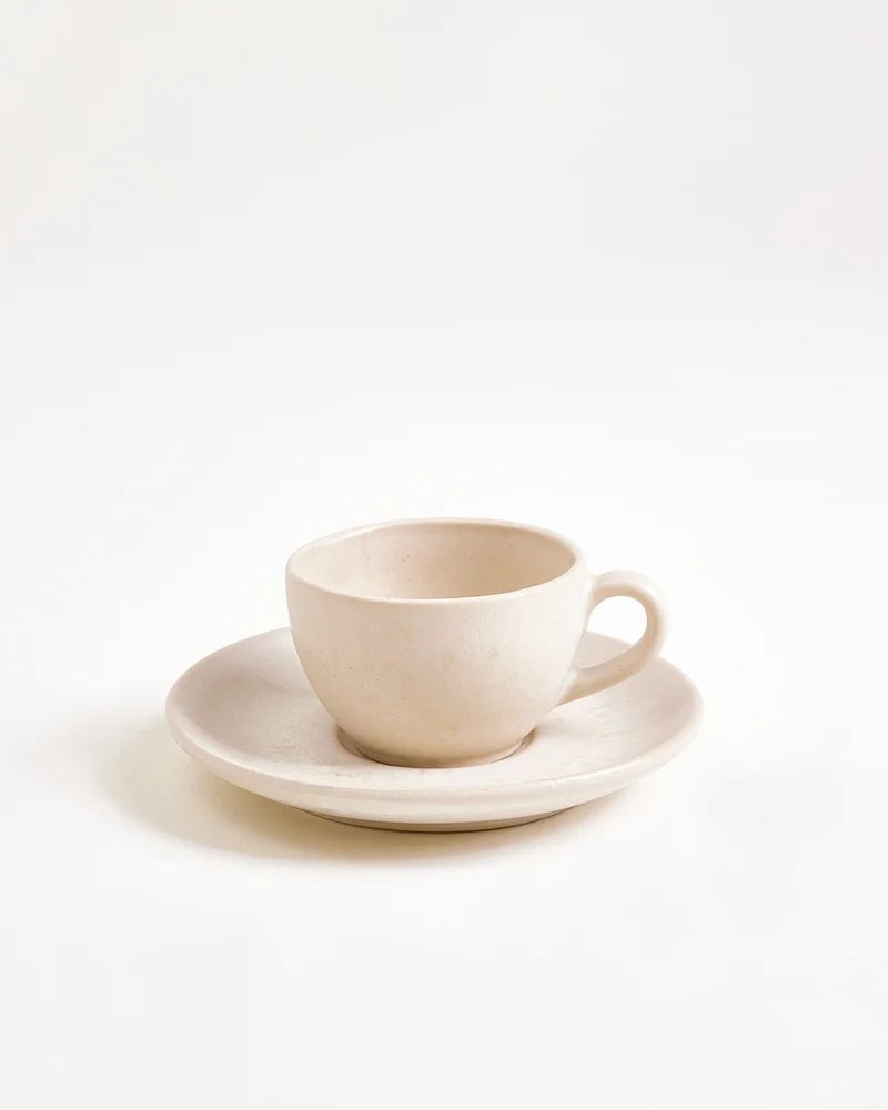 Sintra Espressotasse & Espressountertasse classic sand