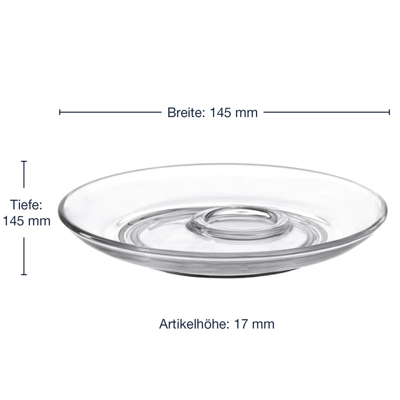 Untertasse SENSO 15 cm 6er-Set
