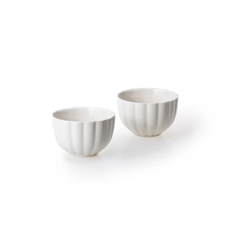 Lotus White Dippschalen 6er Set