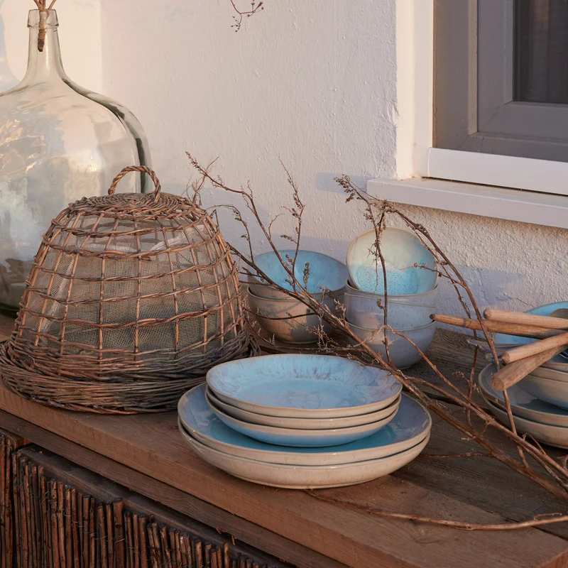 Costa Nova Dinerplatten Casafina Eivissa Sea Blue ø 28 cm - 6 Stück