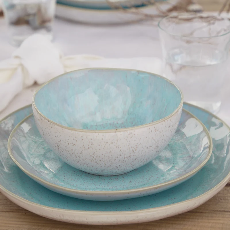 Costa Nova Dinerplatten Casafina Eivissa Sea Blue ø 28 cm - 6 Stück