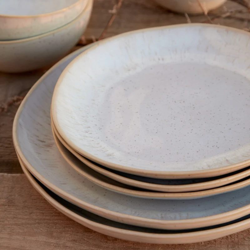 Costa Nova Dinerplatten Casafina Eivissa Sand Beige ø 28 cm - 6 Stück