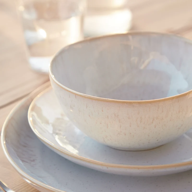 Costa Nova Dinerplatten Casafina Eivissa Sand Beige ø 28 cm - 6 Stück