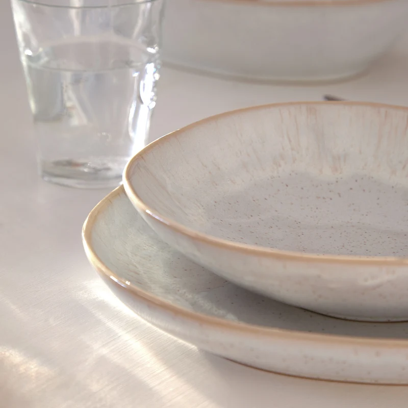 Costa Nova Tiefe Teller / Pastateller Casafina Eivissa Sand Beige ø 23 cm - 6 Stück
