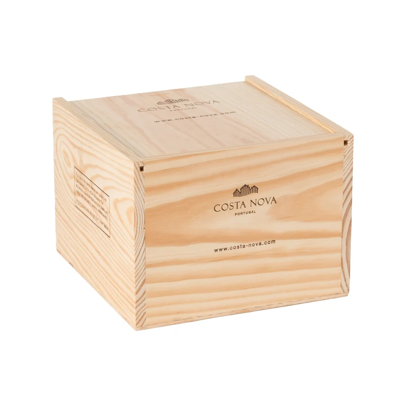 Costa Nova Kaffeetassen Grespresso Denim 190 ml - 8 Stück - Geschenkbox