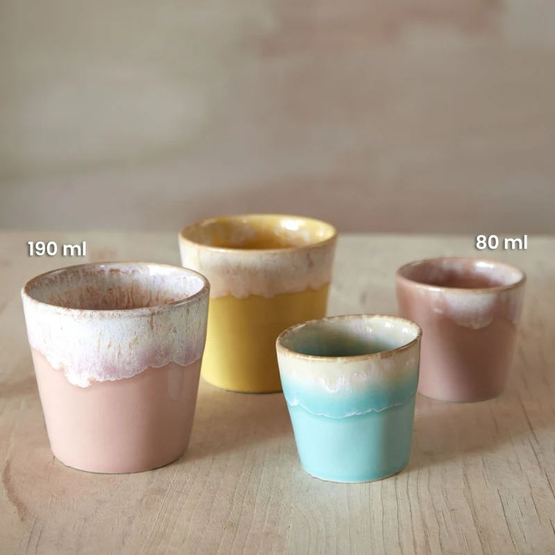 Costa Nova Espresso Tassen Grespresso Multicolor 80 ml - 8 Stück - Geschenkbox