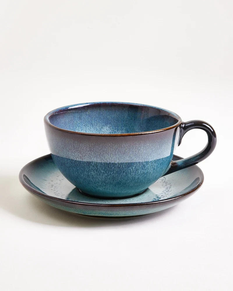 Madeira Teetasse classic grünblau