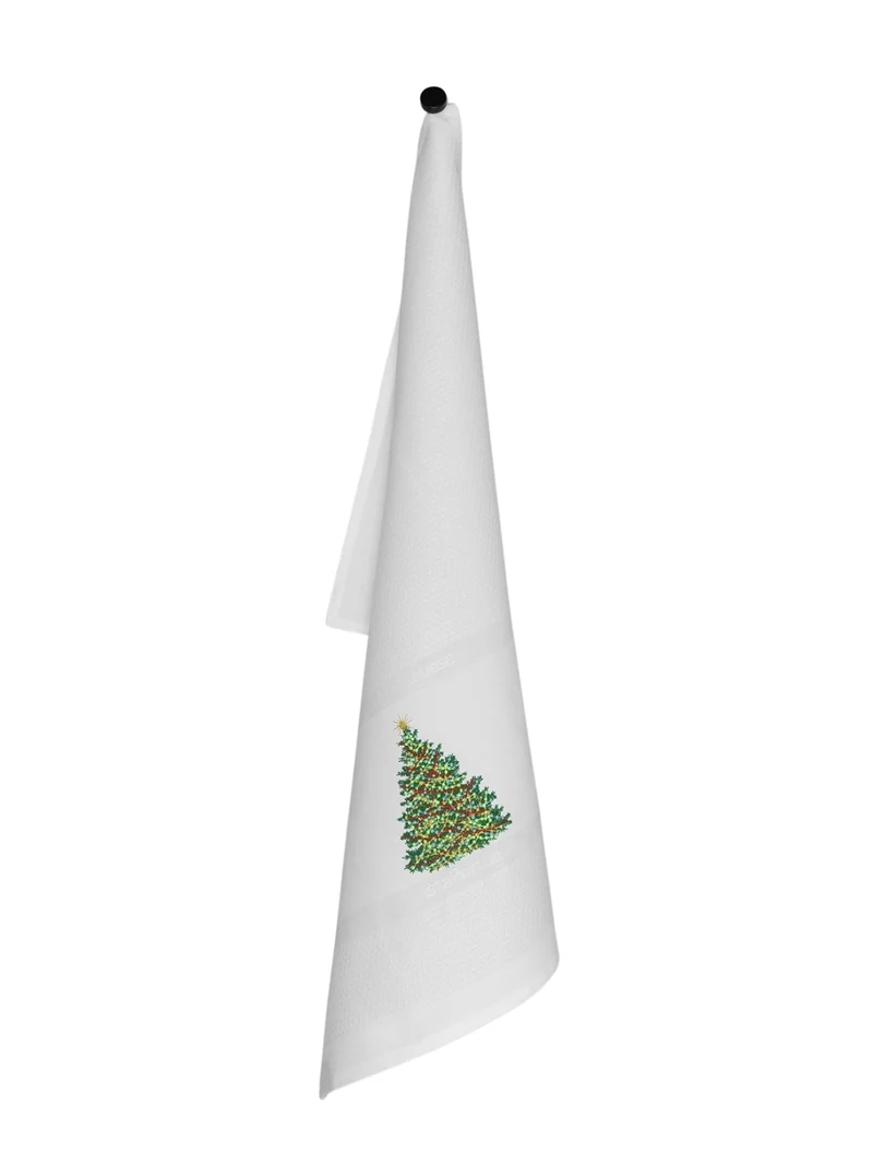 Vista Portuguese Geschirrtuch Christmas Tree weiß 50x70 cm