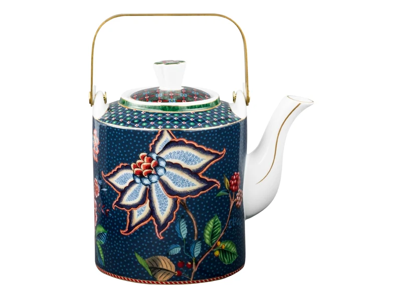 PIP STUDIO Berry Blues Oriental Geschenkset Teekanne blau 1l