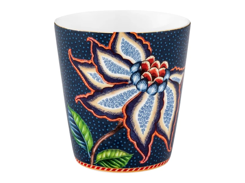 PIP STUDIO Berry Blues Oriental Geschenkset Becher ohne Henkel blau 0,29l 4tlg