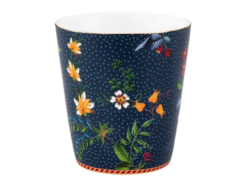 PIP STUDIO Berry Blues Oriental Geschenkset Becher ohne Henkel blau 0,29l 4tlg
