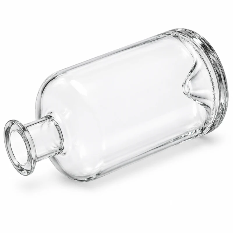 Apothekerflasche 0,5 l Weiß Tellerrandmündung