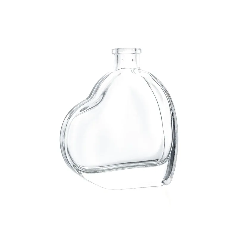 Herzflasche Passion 50 ml Weiß 11,5 mm RB