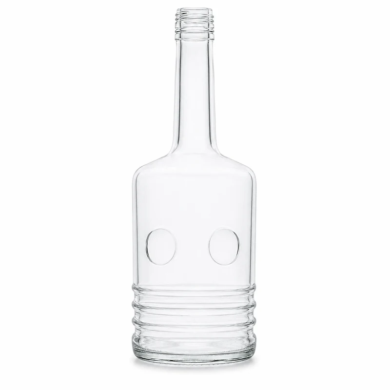 Kolbenflasche 700 ml Klar PP 31,5 mm