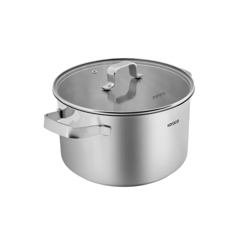 Karaca PowerSteel 316+ Noa Stahl 8-teiliges Kochgeschirrset