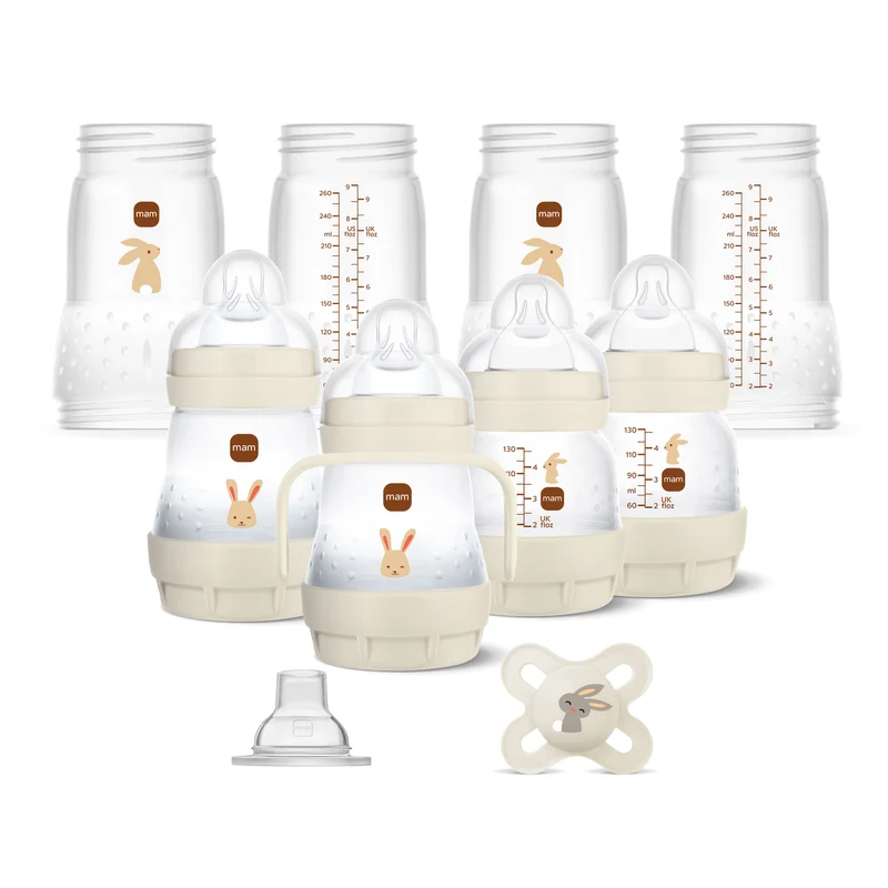 MAM Babyflaschen Erstlingsset Easy Start Medium 11-teiliges Geschenk zur Geburt