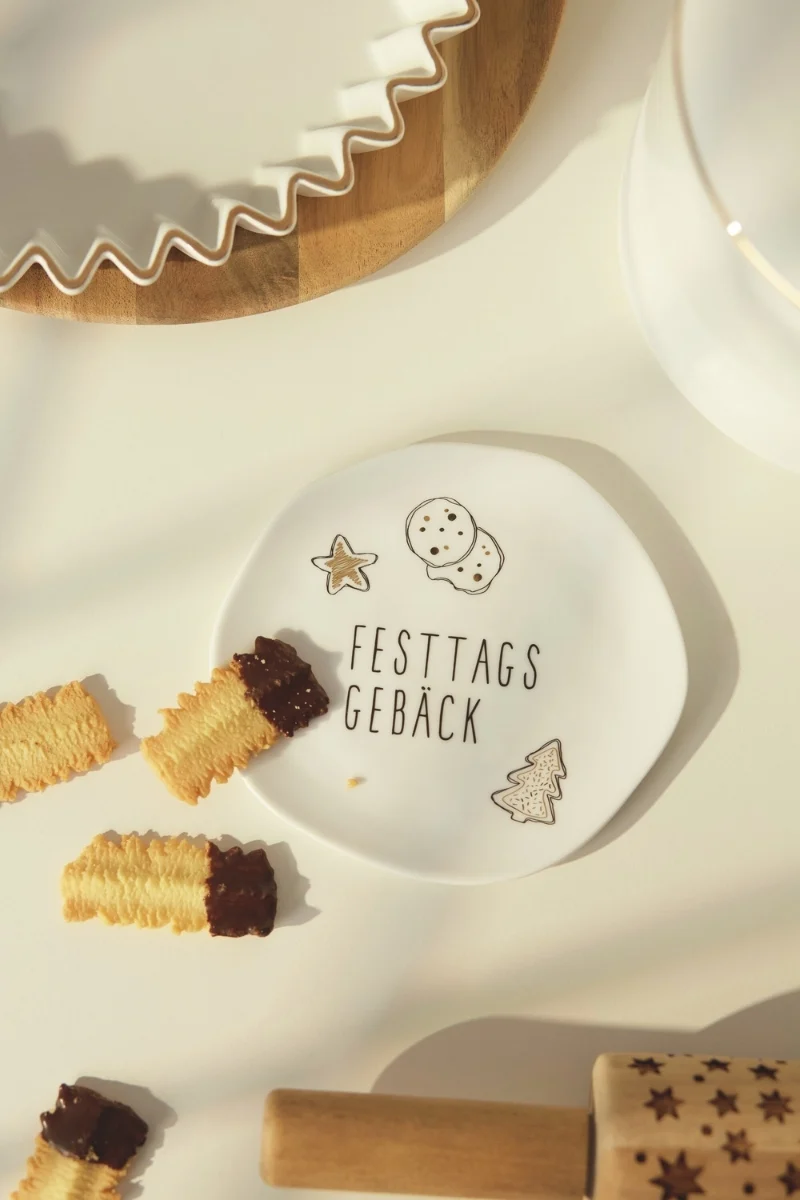 räder Kleiner Teller Festtagsgebäck weiß 14cm