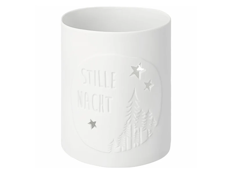 räder Teelicht Stille Nacht weiß 11cm