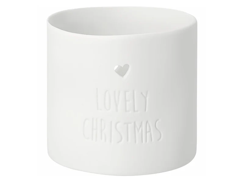 räder Teelicht Lovely Christmas weiß 6,5cm