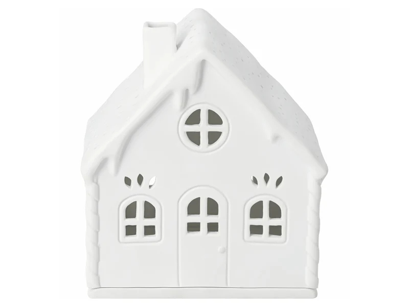 räder Lichthaus Zuckerstangenhaus weiß 13,5cm