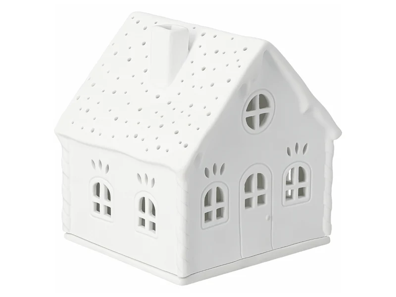räder Lichthaus Zuckerstangenhaus weiß 13,5cm