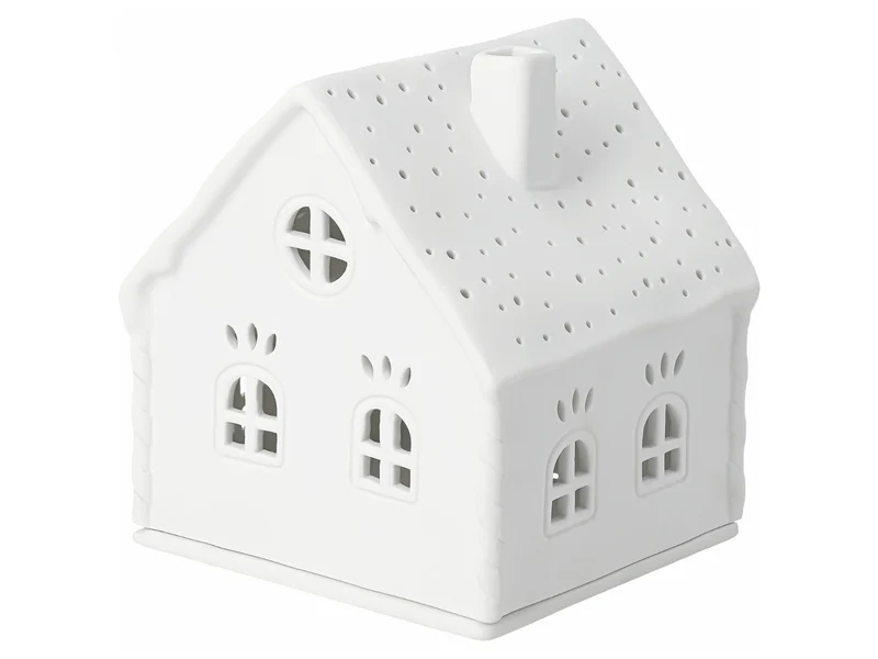 räder Lichthaus Zuckerstangenhaus weiß 13,5cm