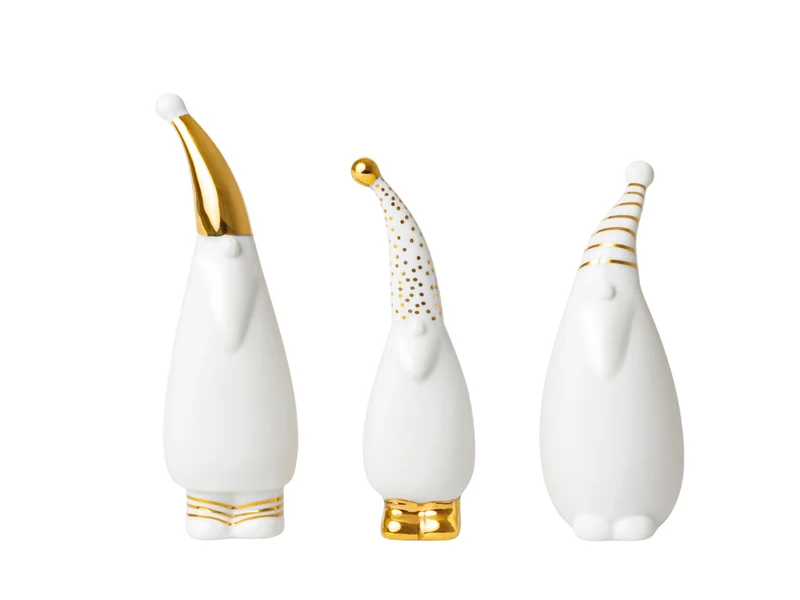 räder Santa Figuren weiß Set3