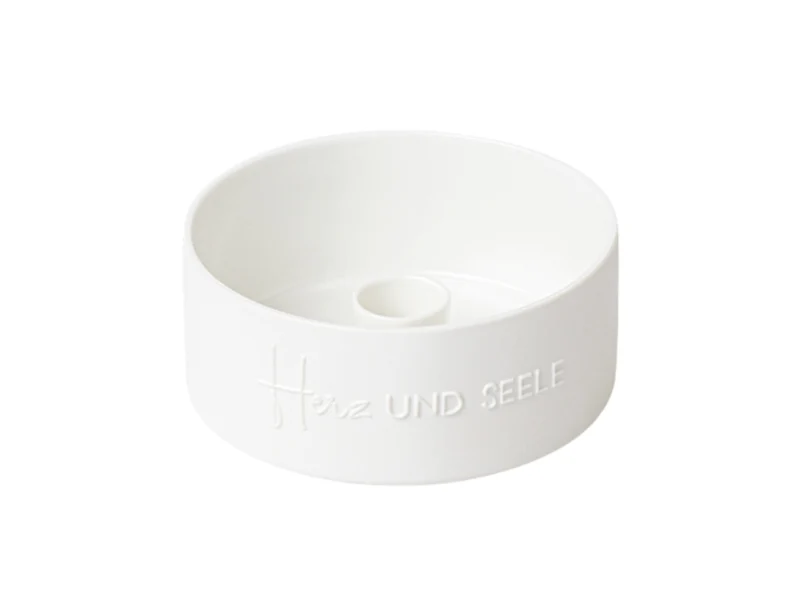 räder Porzellankranz Herz und Seele klein weiß 12cm