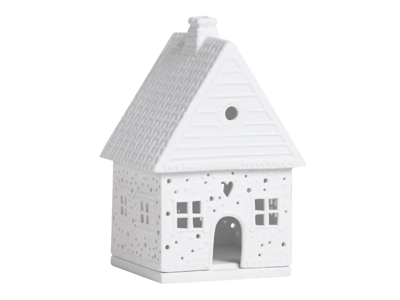 räder Lichthaus Lebkuchen klein weiß 14cm