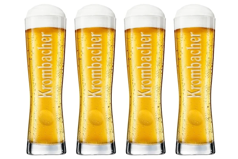 Krombacher Biergläser Star Cup 250 ml - 4 Stück