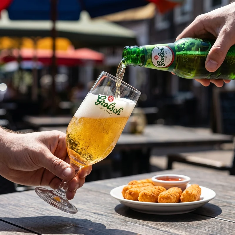 Grolsch Biergläser mit Stiel Classic - 250 ml - 6 Stück