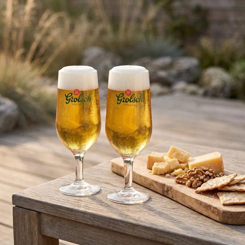 Grolsch Biergläser mit Stiel Classic - 250 ml - 6 Stück