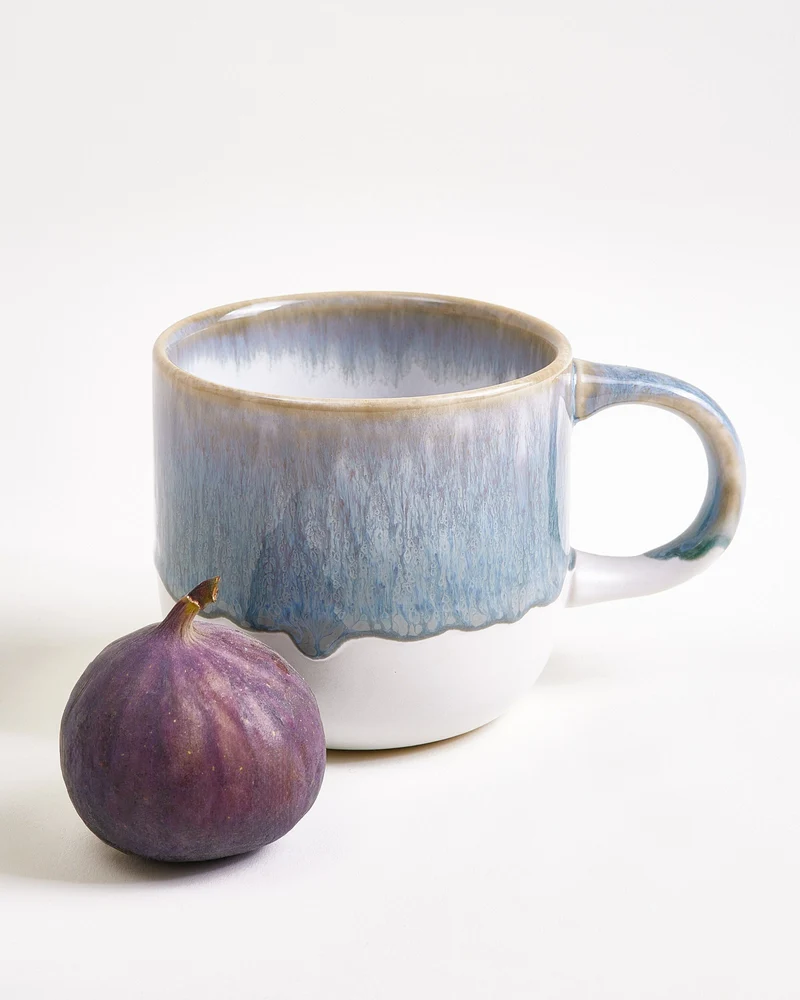 Coimbra Tasse groß graublau