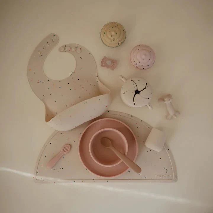 mushie Silikon Tischset Vanilla Confetti