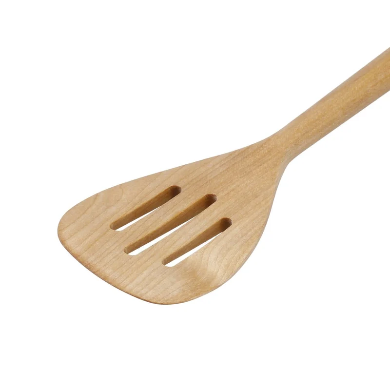 KitchenAid Pfannenwender Core Birkenholz 33 cm Braun - Spatel Kochlöffel