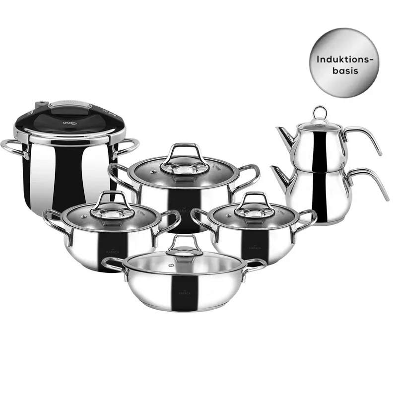 Karaca Sofia Mitgiftset aus Stahl 13-teiliges