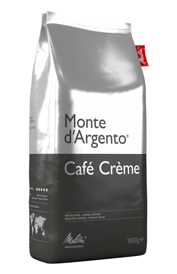Melitta Kaffeebohnen Monte d'Argento - Café Crème - 1 kg