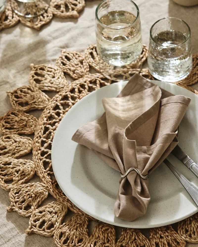 Stoffservietten Beige