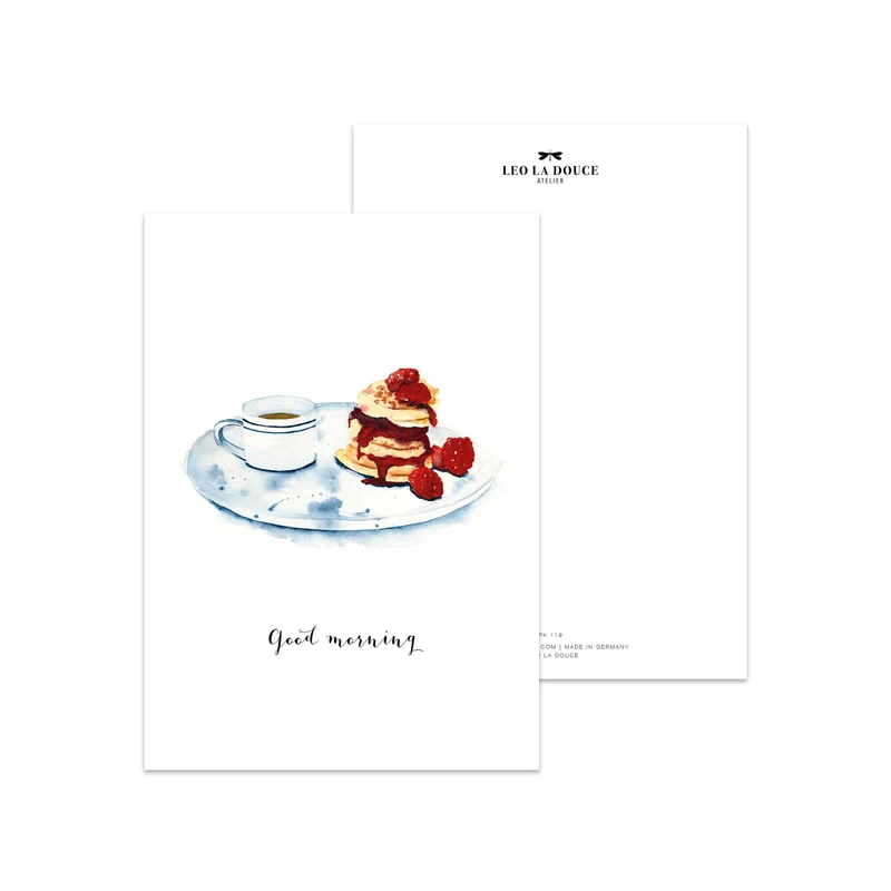 Postkarte · Good morning