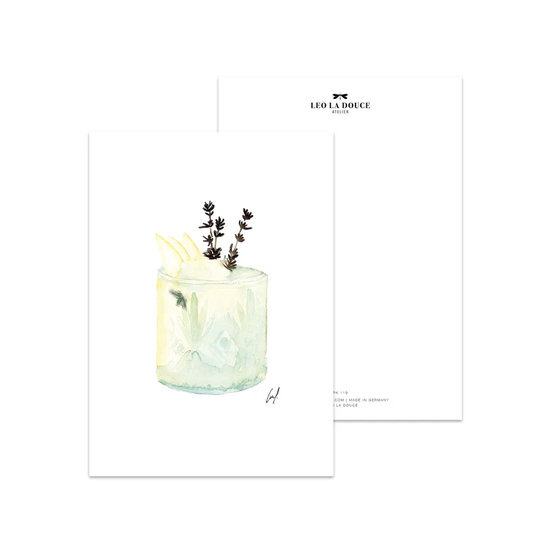 Postkarte · Gin | Cocktail