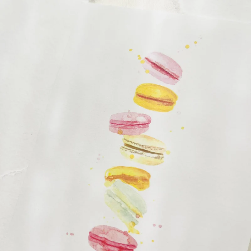 Postkarte · Macarons