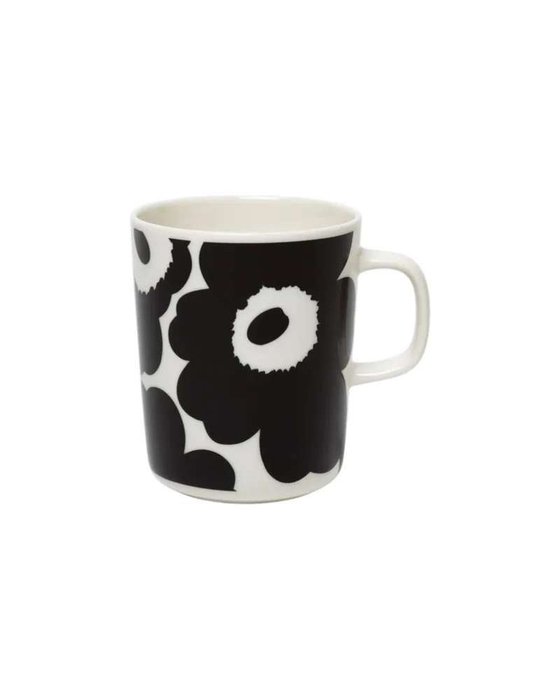 Tasse Unikko Schwarz/Weiß 250ml