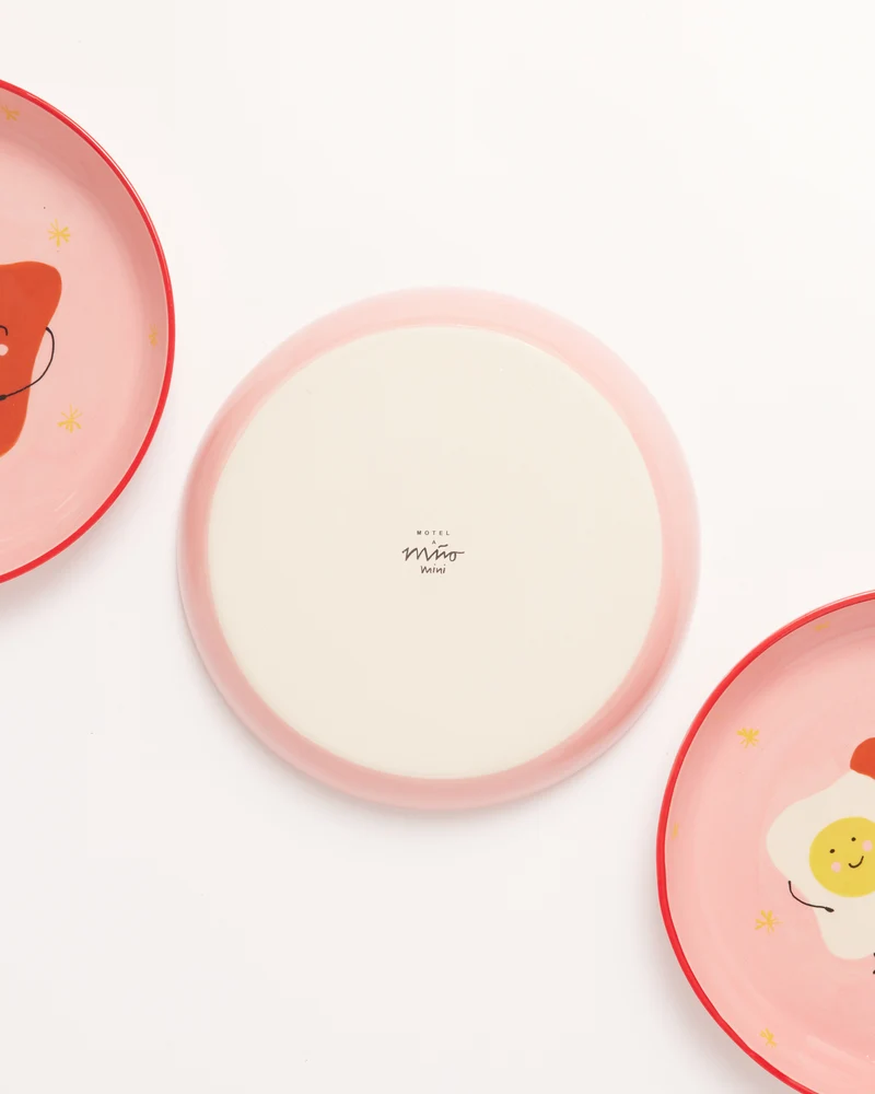 Miio Miini Pastateller modern Toasty rosa rot